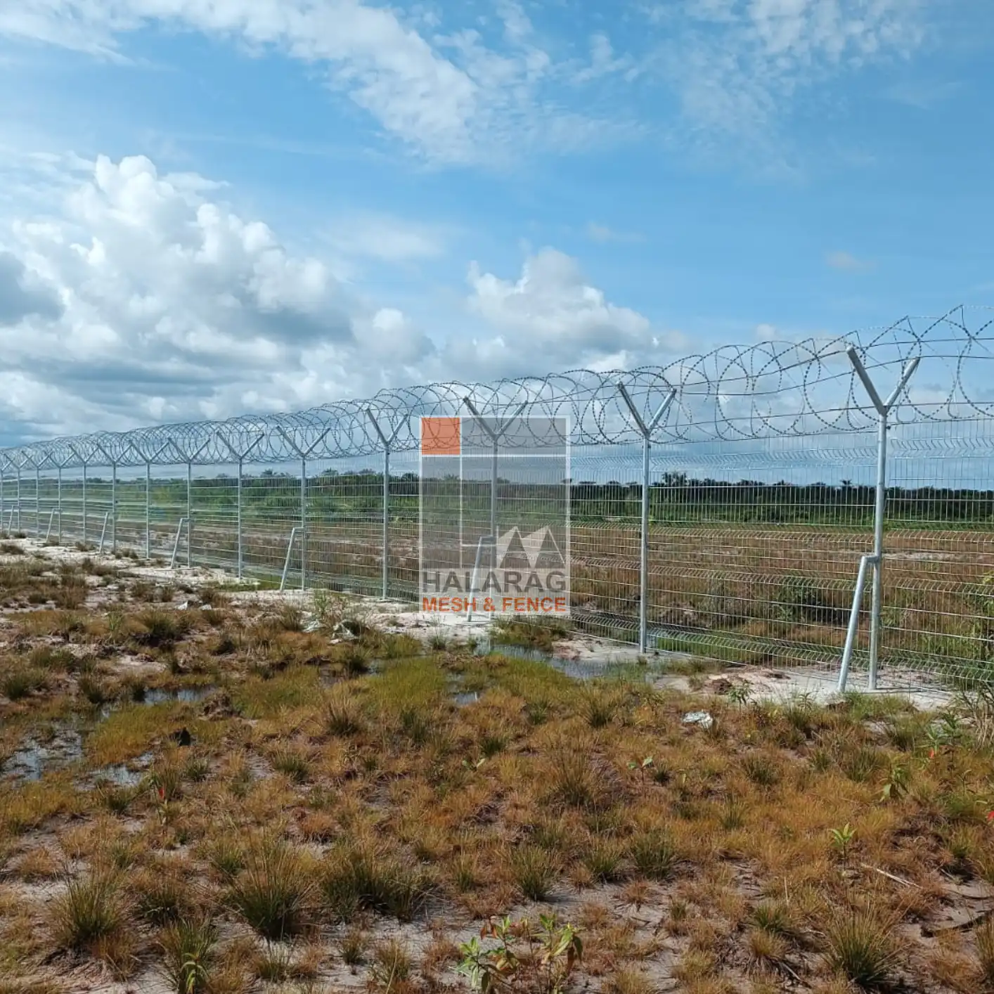 pagar pembatas tanah brc 